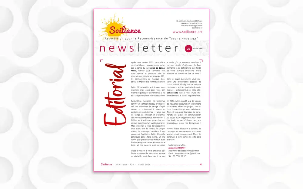 Soiliance newsletter 20 - avril 2026